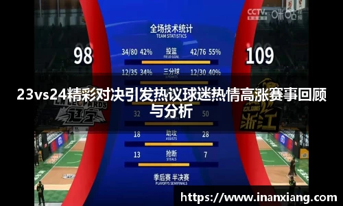 23vs24精彩对决引发热议球迷热情高涨赛事回顾与分析